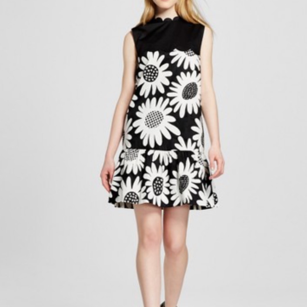 Victoria Beckham Target Collection floral midi Dress